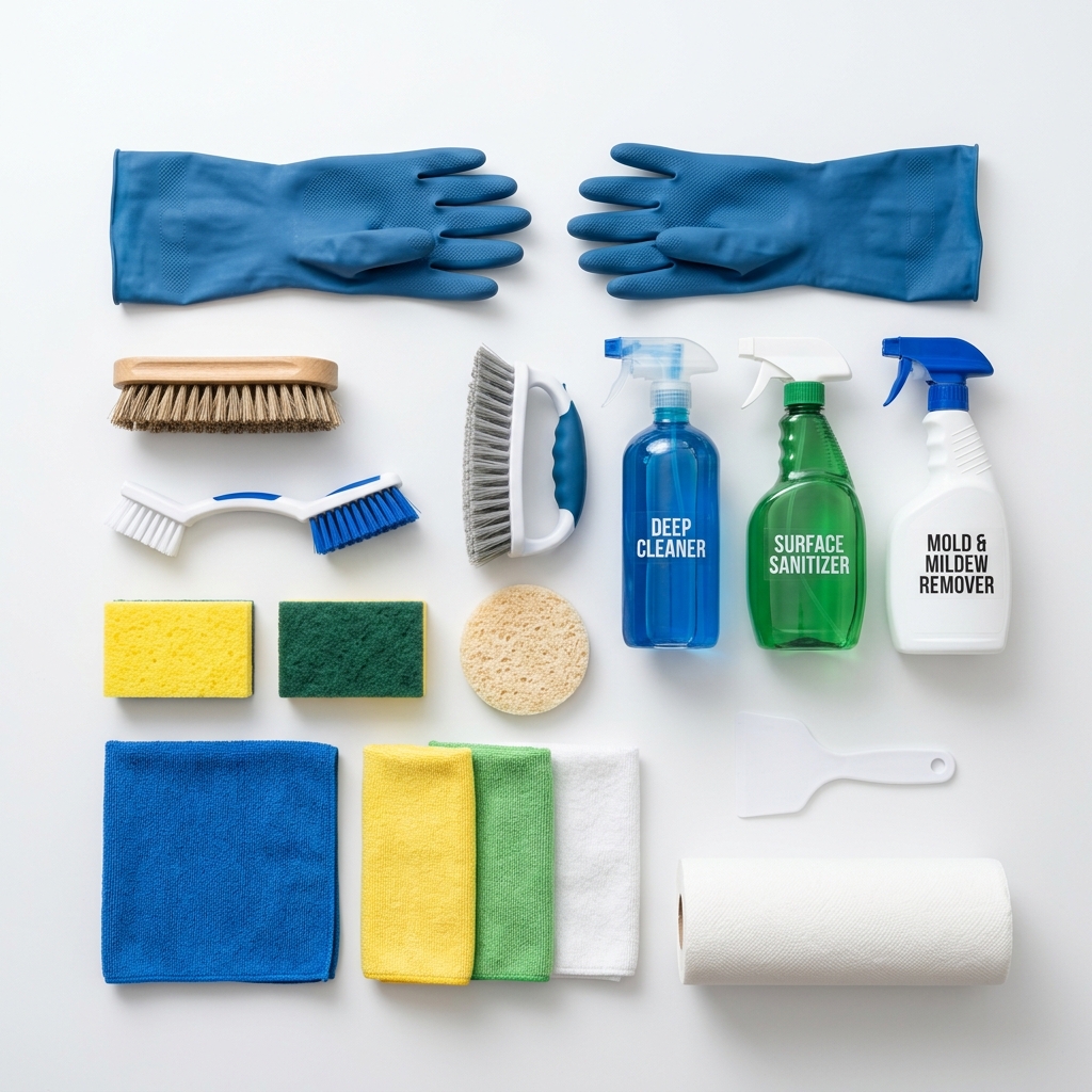 Detailed deep cleaning inside a UK property
