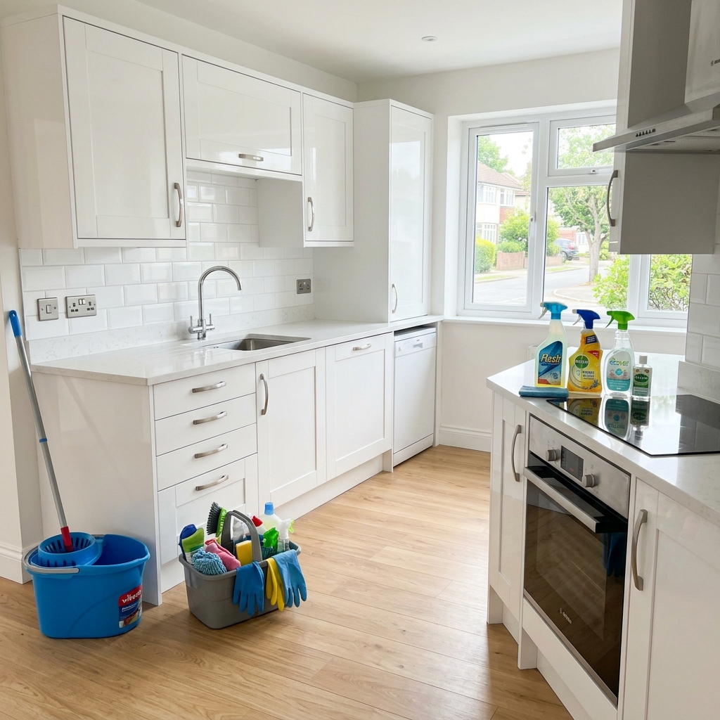Professional end of tenancy cleaning in a vacant UK property