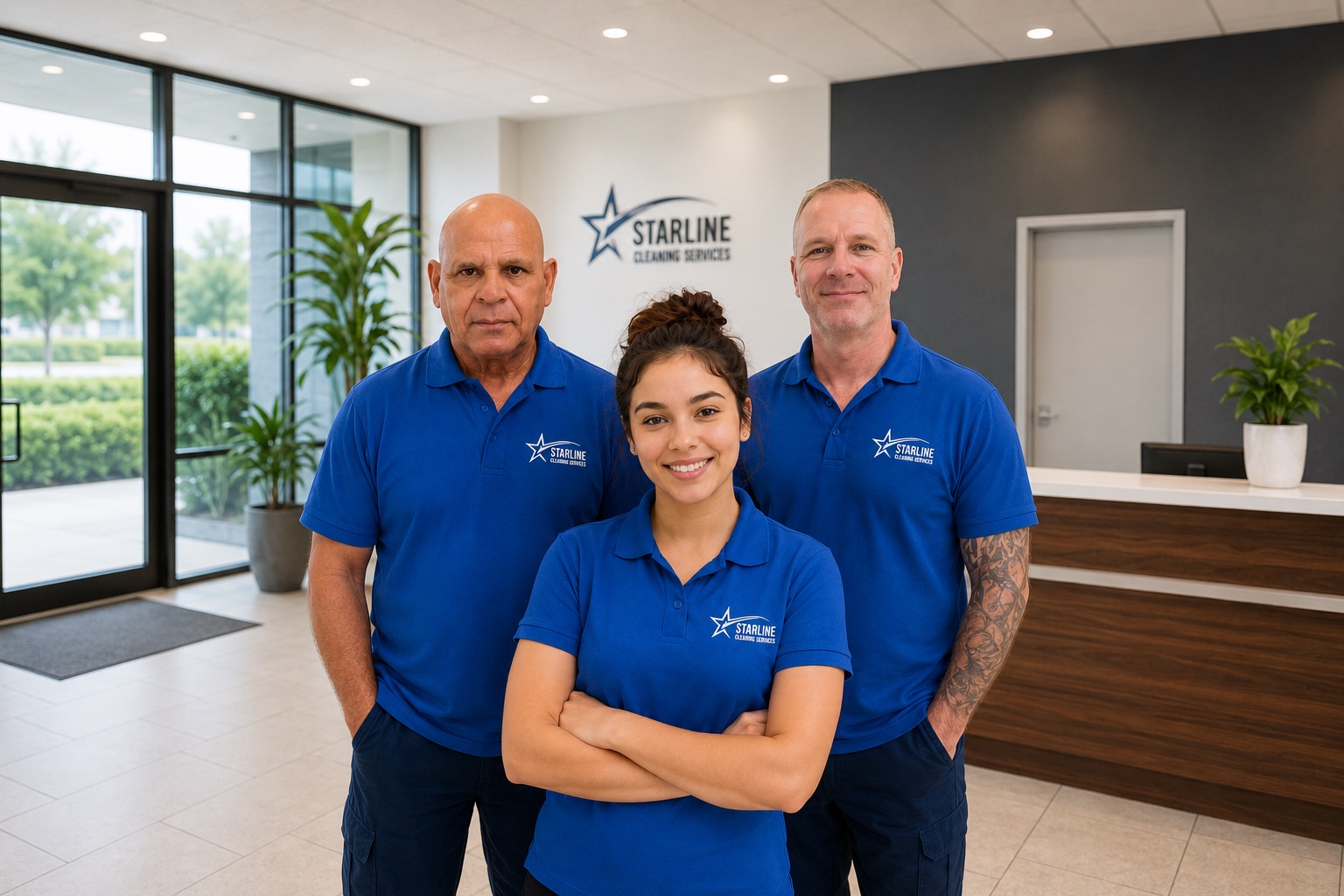 The Starline Cleaning Services team